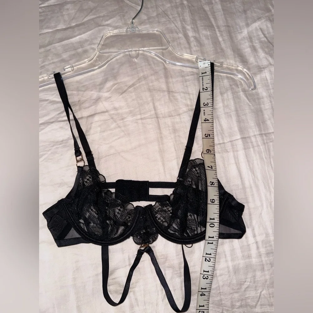Bluebella Black Lace Elegant Bra Size 32A